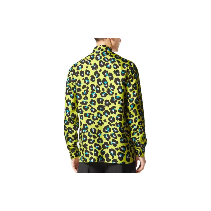 VERSACE Daisy Leopard Shirt-2