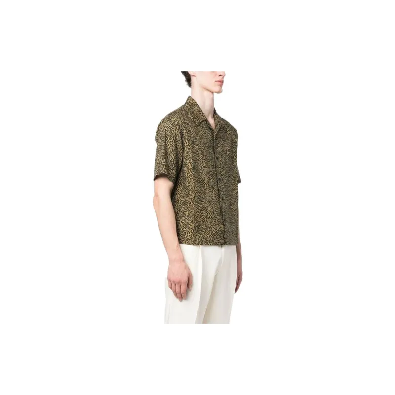 SAINT LAURENT Hawaiian Short-Sleeved Shirt-4