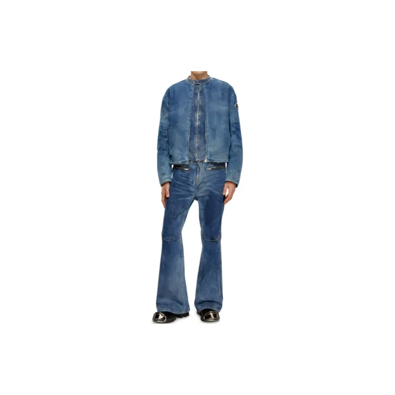 DIESEL D-Gen Bleached-effect Bootcut Jeans-1