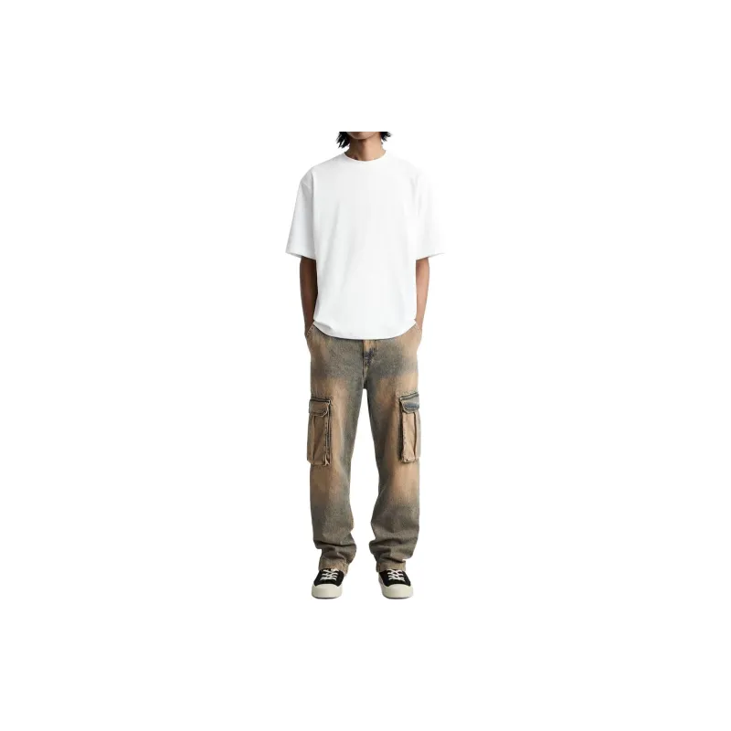 ZARA Jeans Men Yellow Ochre-2