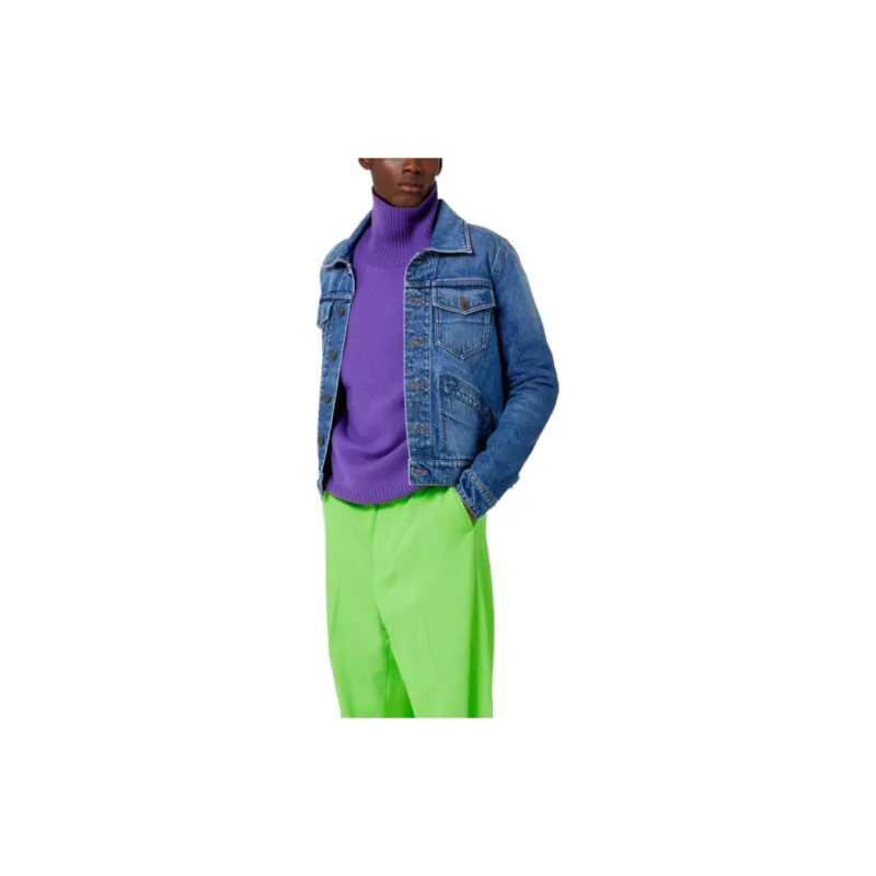 AMIPARIS Denim Jacket Men's Blue-1