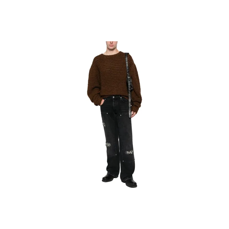 Misbhv Monogram Carpenter Distressed Trousers-1
