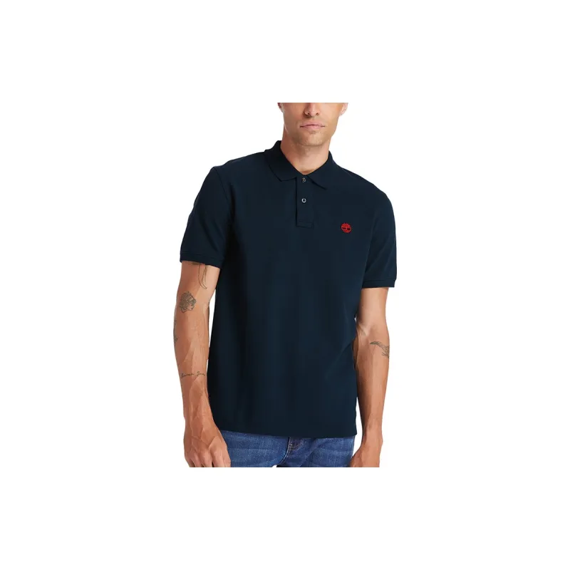 Timberland Polo Shirts Men Dark Sapphire-3
