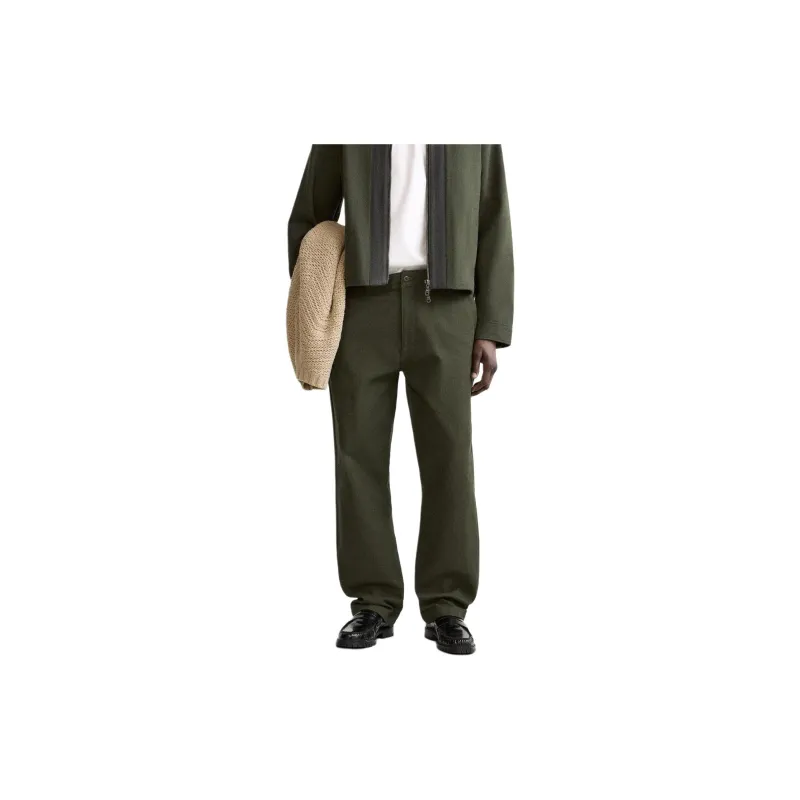 ZARA Casual Pants Men's Dark Khaki-4
