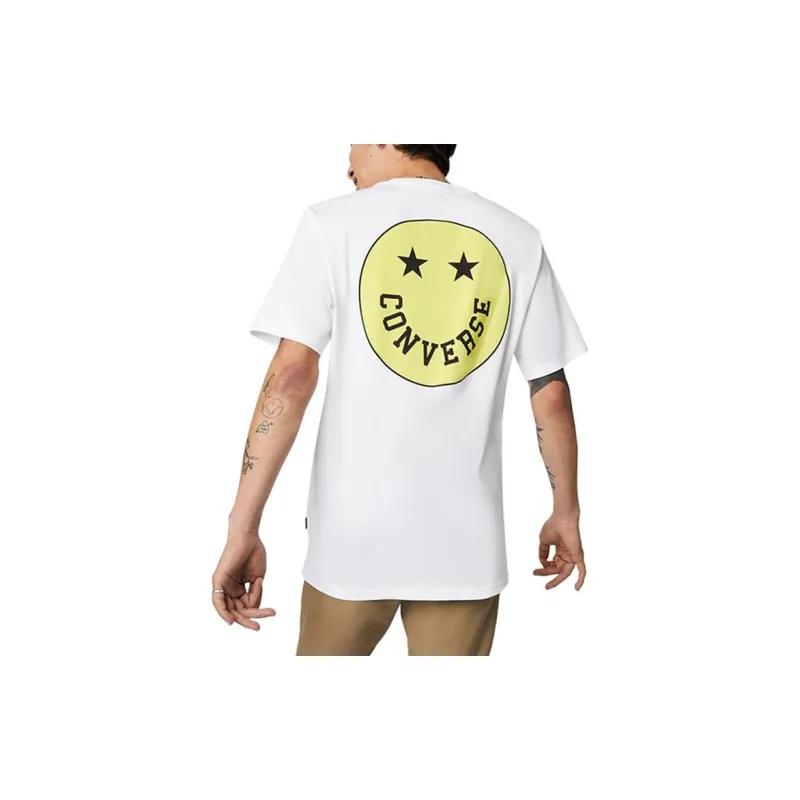 Converse T-Shirts Men White-3