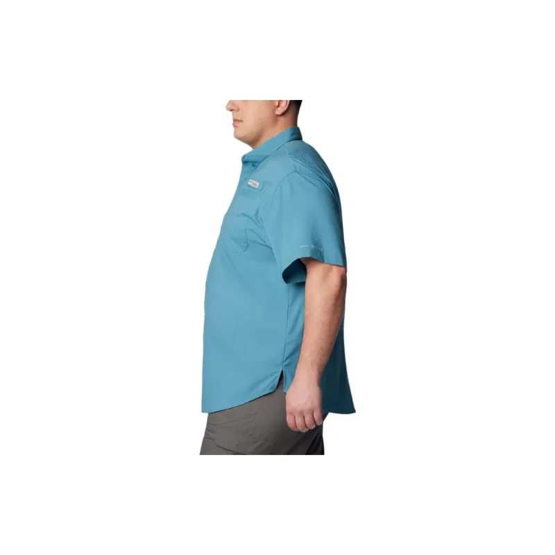 Columbia PFG Tamiami II Short Sleeve Shirt - Big Shirt Men's Canyon Blue-2