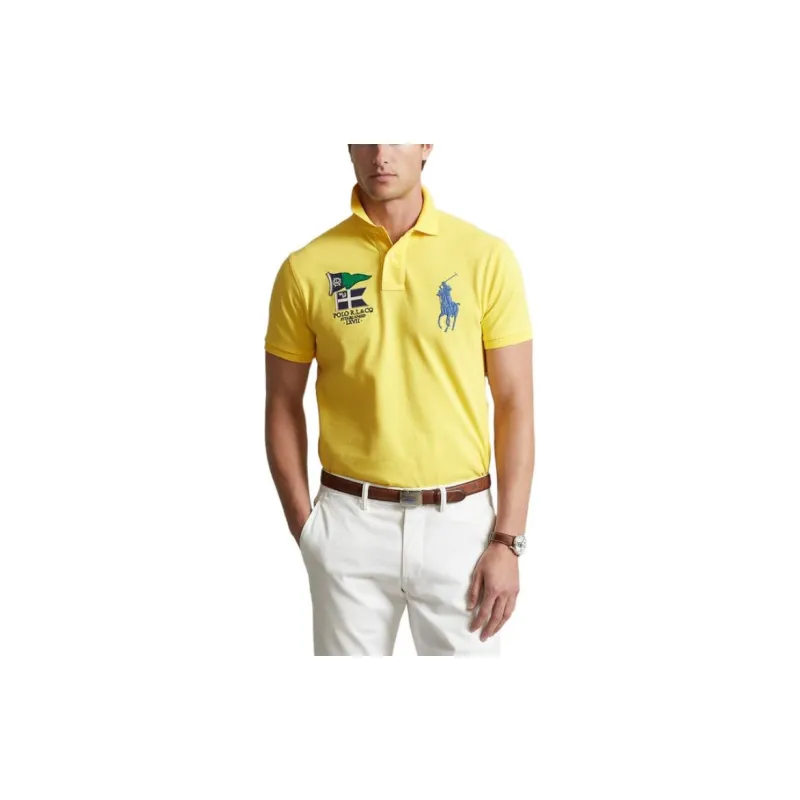 Polo Ralph Lauren SS22 Polo Shirt Men's Yellow-1