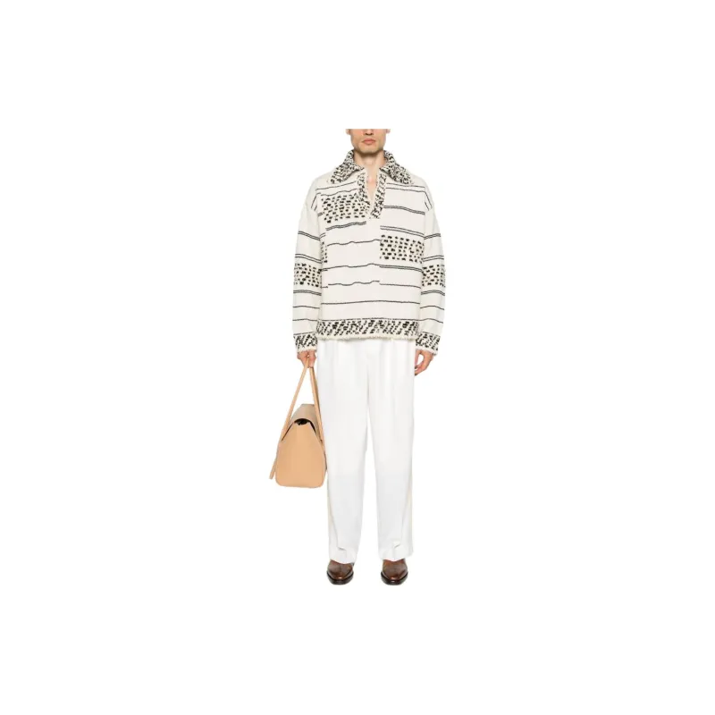 Bottega Veneta Striped Polo Jumper-1