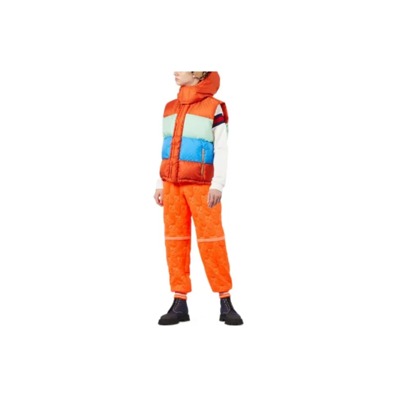 GUCCI Cosmogonie SS23 Casual Pants Unisex Orange-1