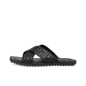 FENDI Ff Logo Embossed Sandals