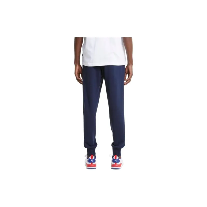 PUMA ESS Knitted Sweatpants Men Navy Blue-6