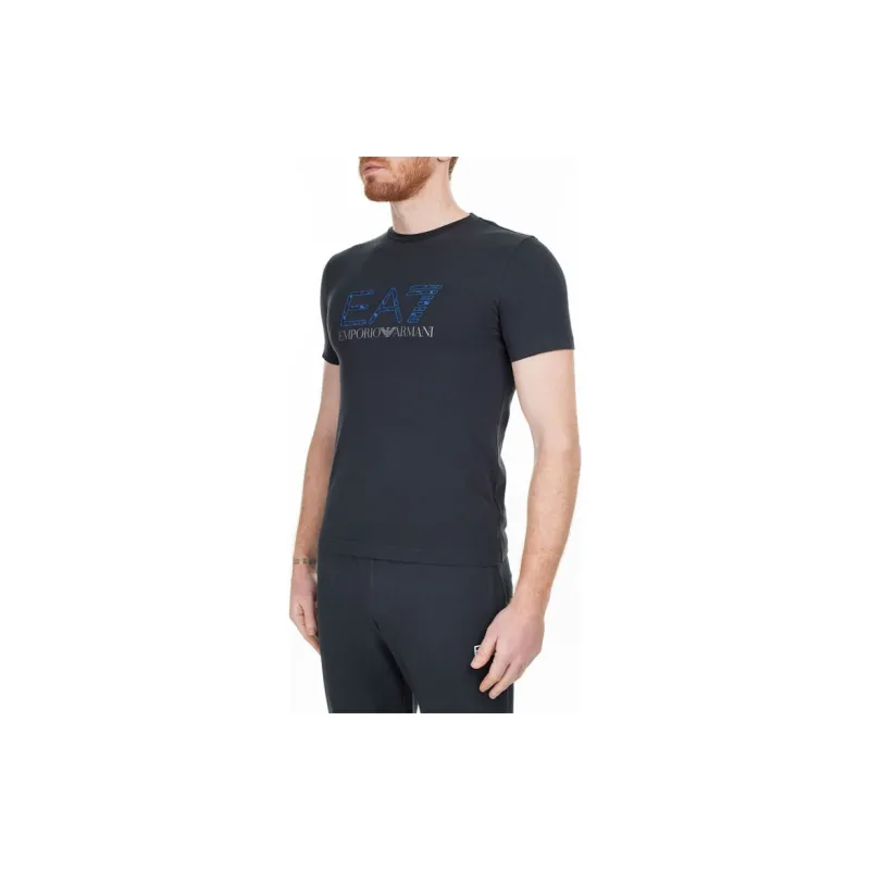 EMPORIO ARMANI T Shirts Men Night Blue-4