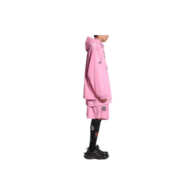 Balenciaga SS24 Jackets Coats Regular Fit Unisex Pink-3
