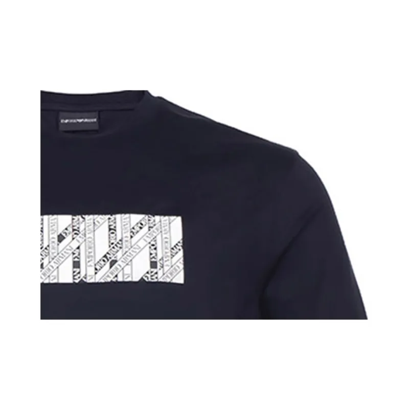 EMPORIO ARMANI T Shirts Men Dark Blue-3