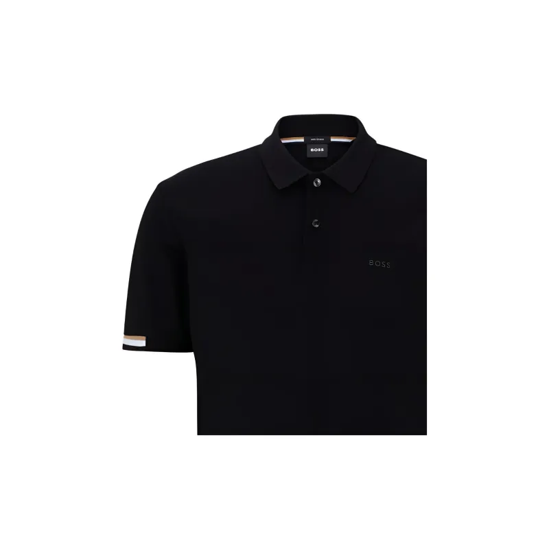 HUGO BOSS Rubberized Logo Regular Fit Polo Shirt-5