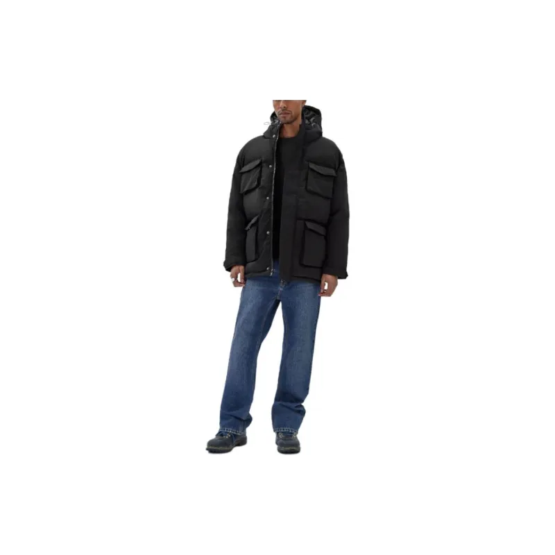 GUESS Originals Parka Jacket Coats Unisex Black-2