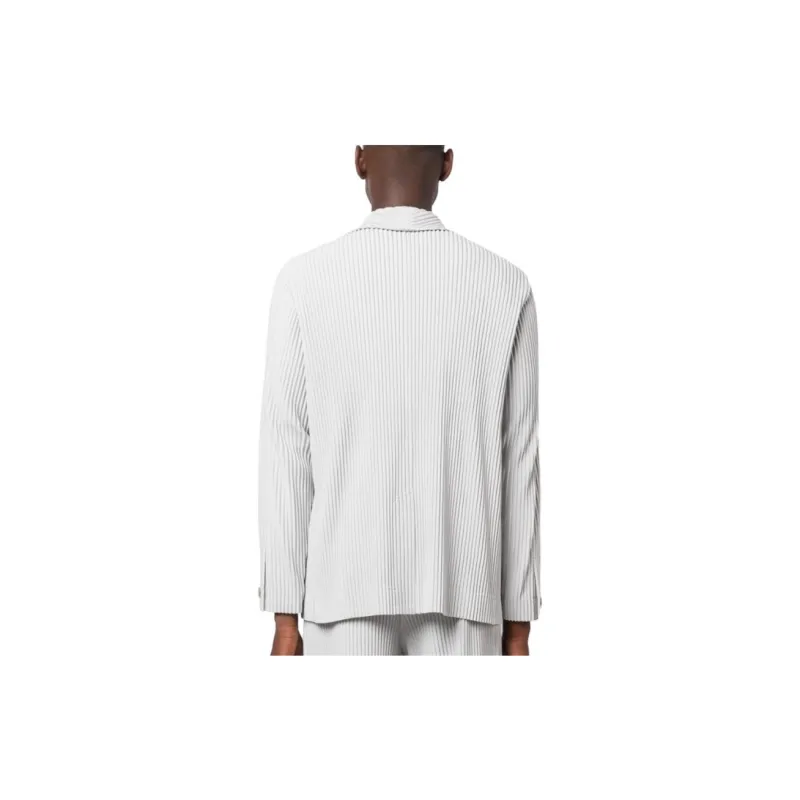 ISSEY MIYAKE Micro pleated Single breasted Blazer-2