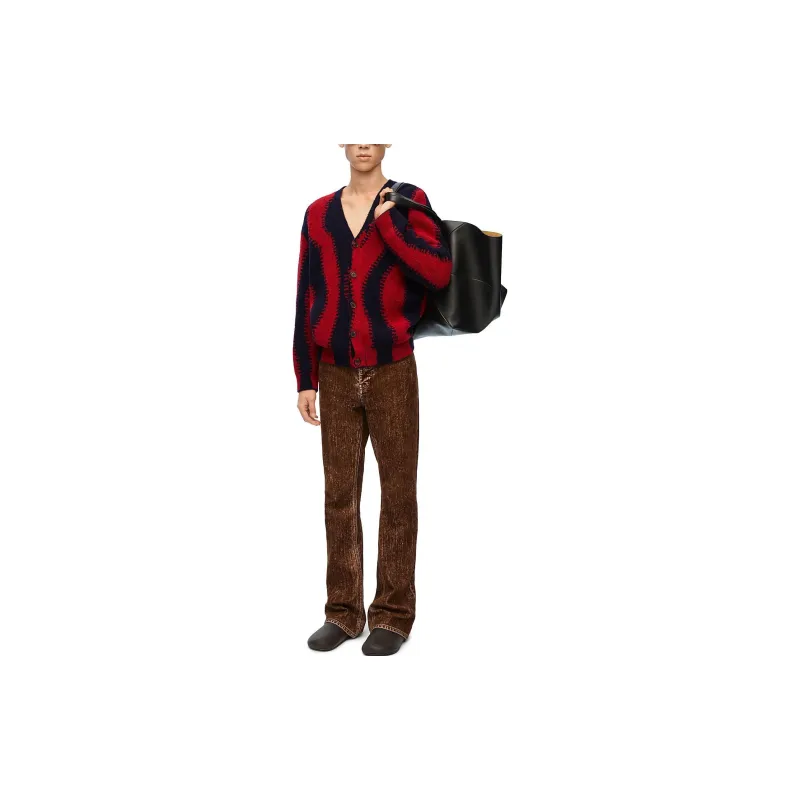LOEWE Knitwear Men Red Blue-1
