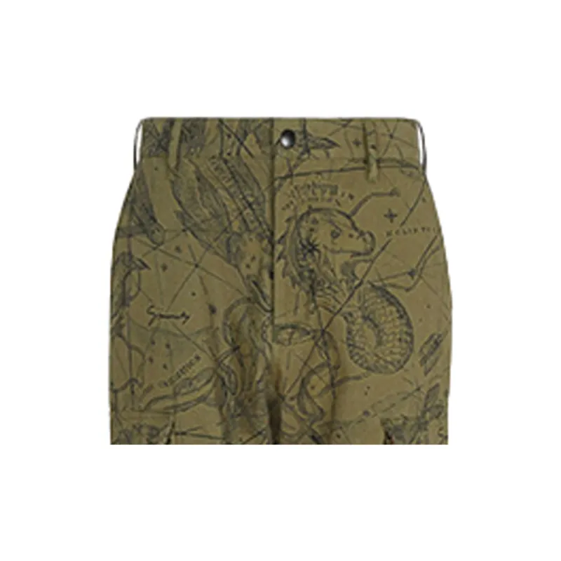 Givenchy Cargo Pants Men Khaki-6