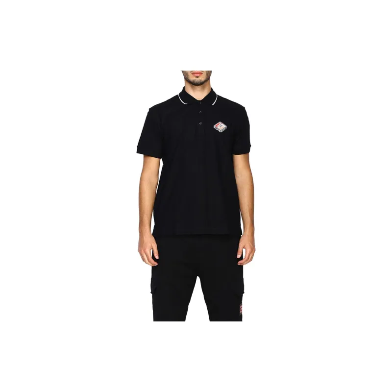 Burberry Embroidered Graphic Logo Polo Shirt-2