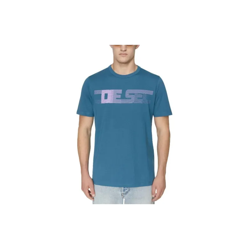 DIESEL T Shirts Men Blue-2