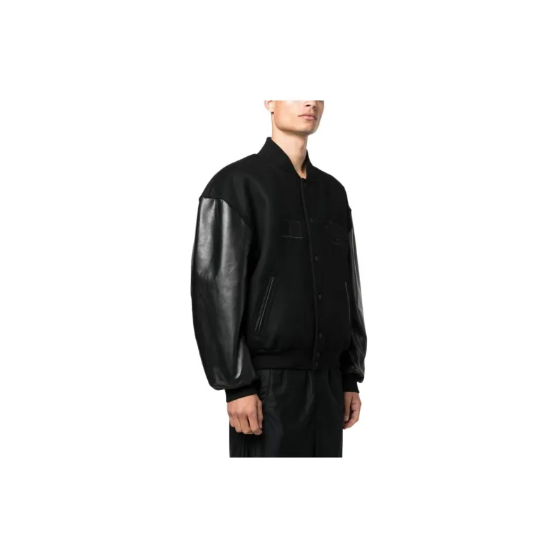 Vetements Logo patch Long sleeve Bomber Jacket-3