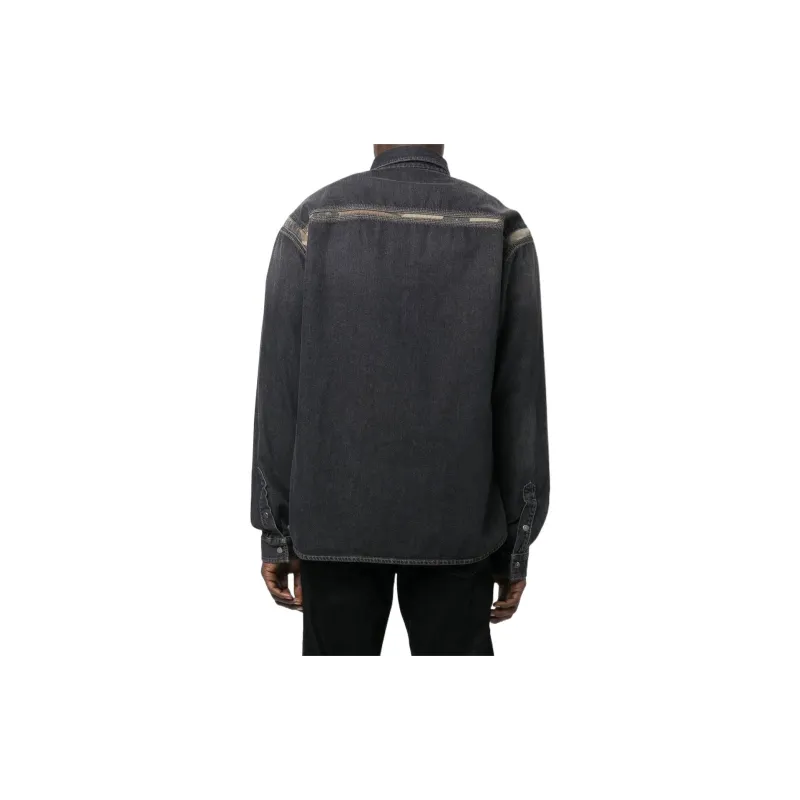 DIESEL Shirts Men Black-3