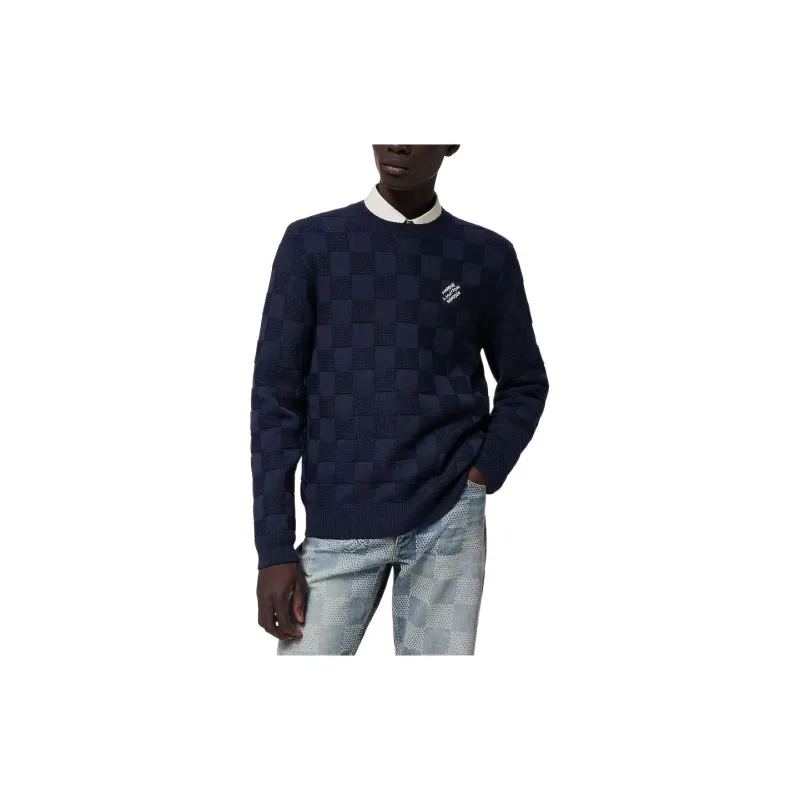 LOUIS VUITTON SS24 Sweater Men's Blue-3