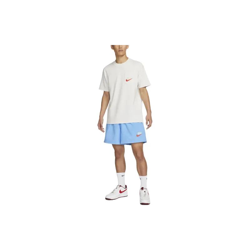 Nike Sportswear T Shirt Men's Phantom Gray White-3
