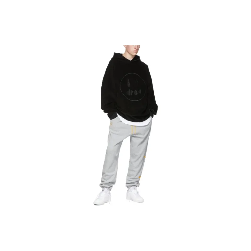Drew House Smiley Collection Knitted Sweatpants Men Gray-1