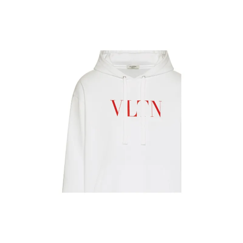 Valentino Vltn Logo Printed Long-Sleeved Hoodie-5