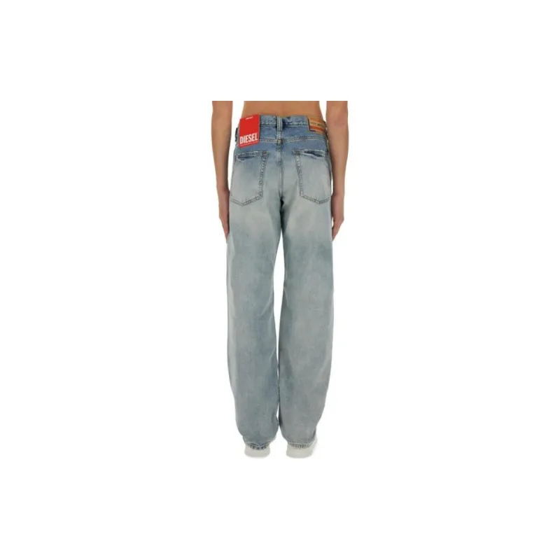 DIESEL 2010 D-Macs Logo Patch Mid-Rise Jeans-5