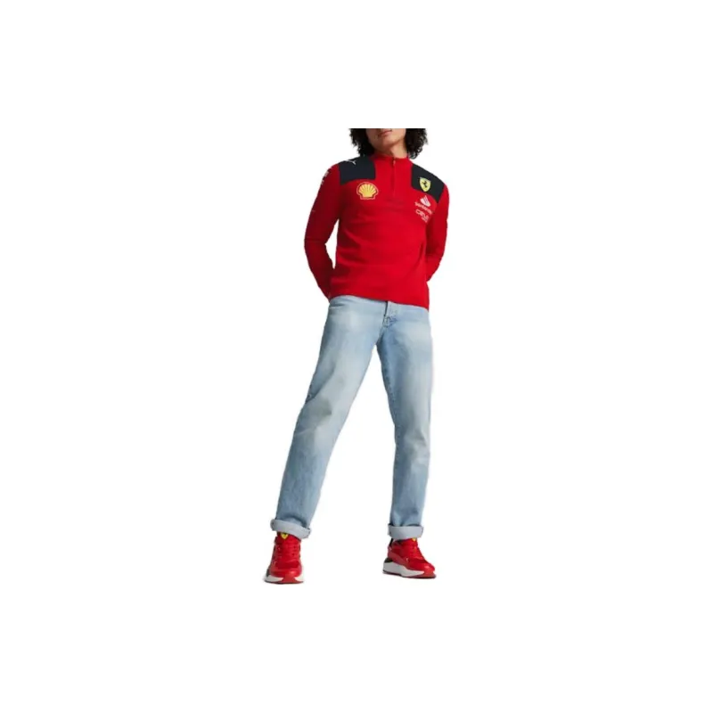 PUMA Scuderia Ferrari Sweatshirts Men Red-2