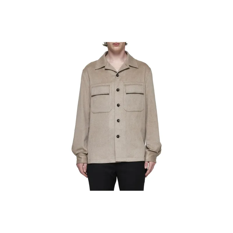 Ermenegildo Zegna Long Sleeved Buttoned Overshirt-2