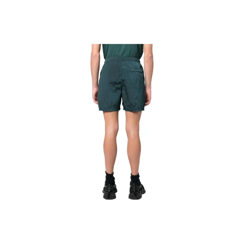 STONE ISLAND Embroidered logo Swim Shorts-2
