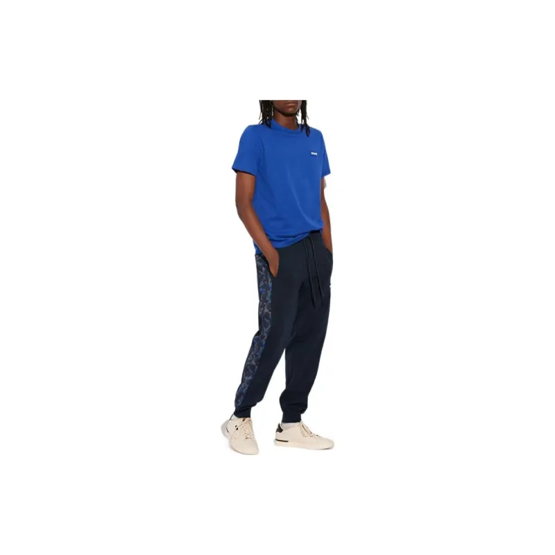 COACH Knitted Sweatpants Men Blue-1
