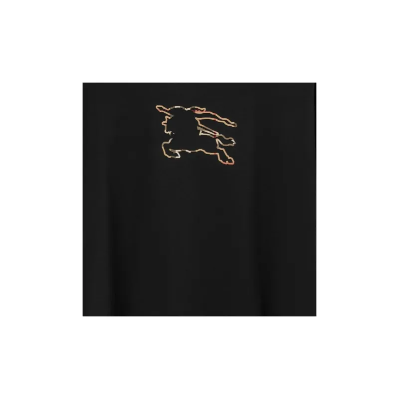 Burberry Equestrian Knight print T shirt-3