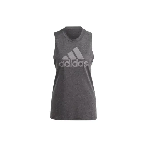 Adidas Future Icons Sleeveless Sports Shirts Women's Black Gray