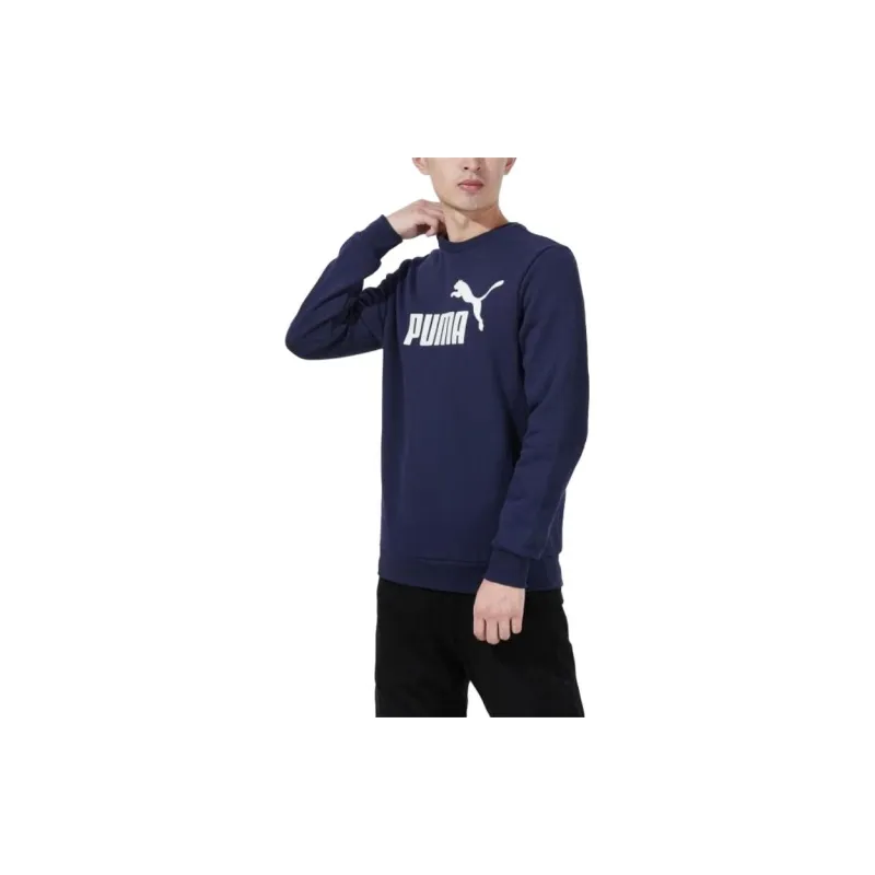 PUMA Sweatshirts Men Navy Blue-2