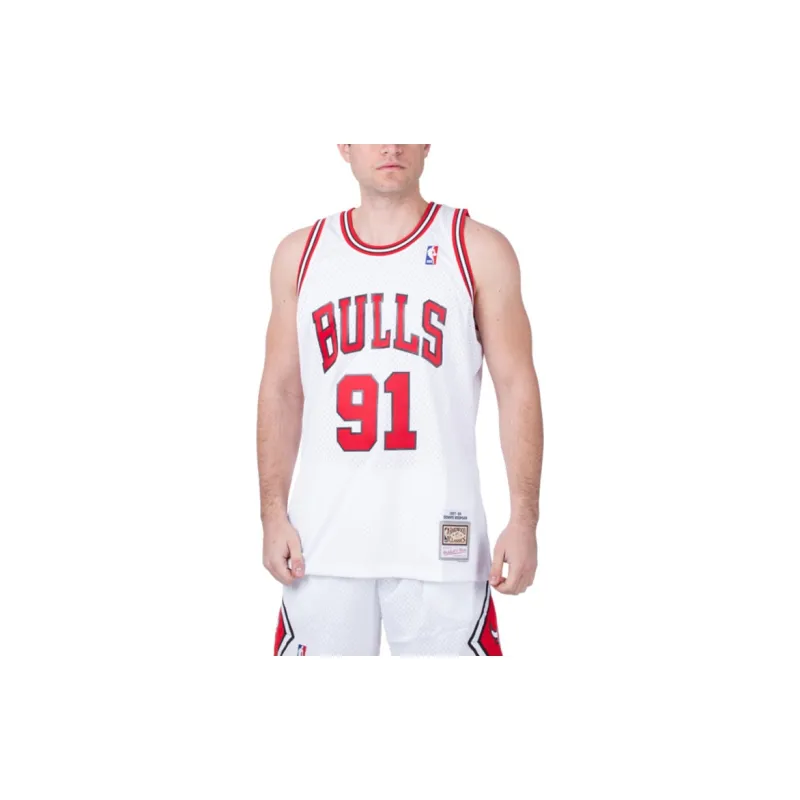 Mitchell & Ness Basketball Jerseys Unisex White-2