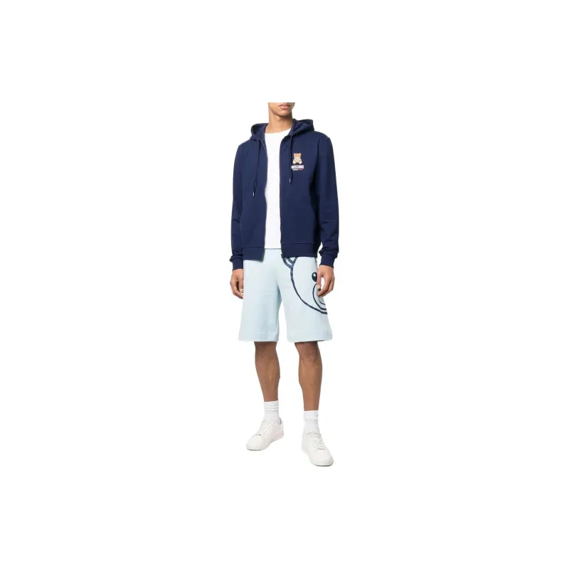 MOSCHINO Casual Shorts Men Blue-1