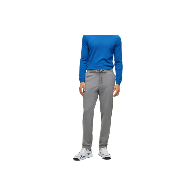 HUGO BOSS Knitted Sweatpants Men Gray-3