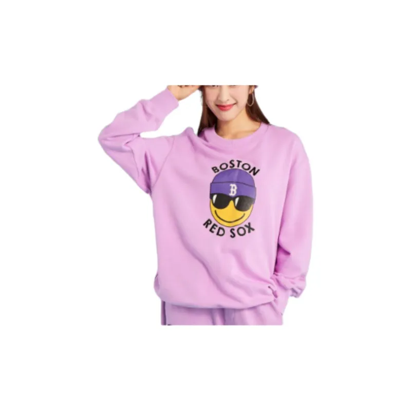 MLB Boston Red Sox Sweatshirts Unisex Purple-4