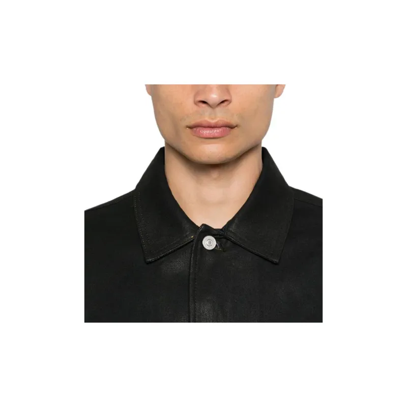 Givenchy Collared Button Up Denim Jacket-4
