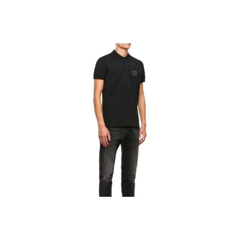 DIESEL Polo Shirts Men Black-1
