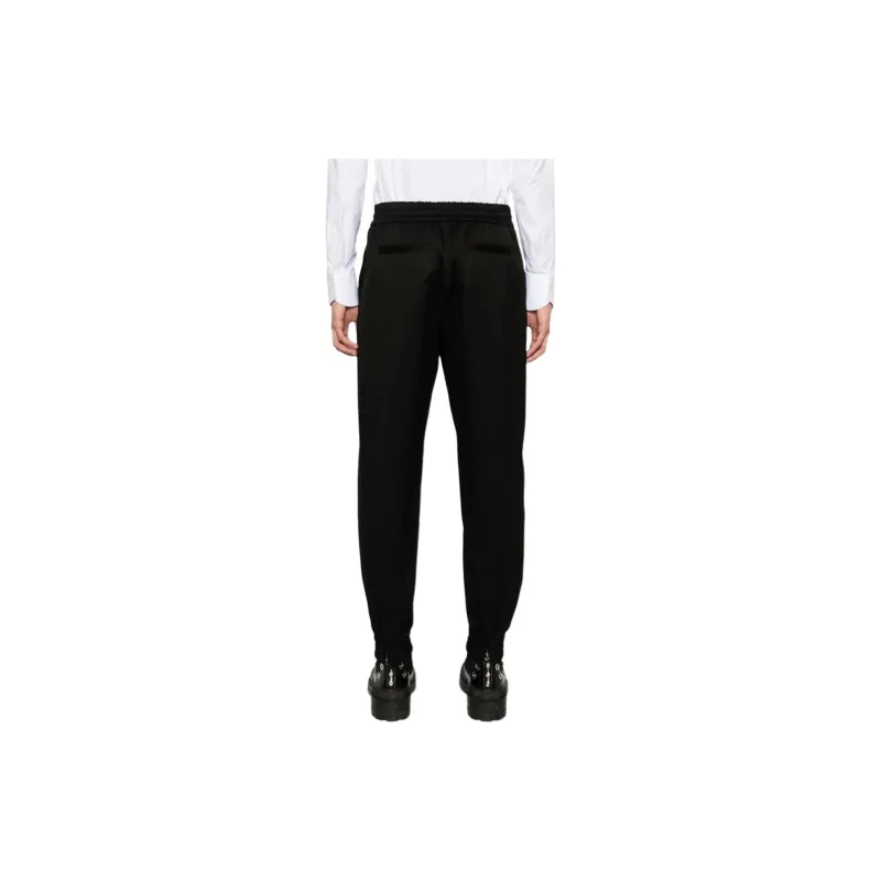 Alexander McQueen Mid Rise Tapered Leg Trousers-2