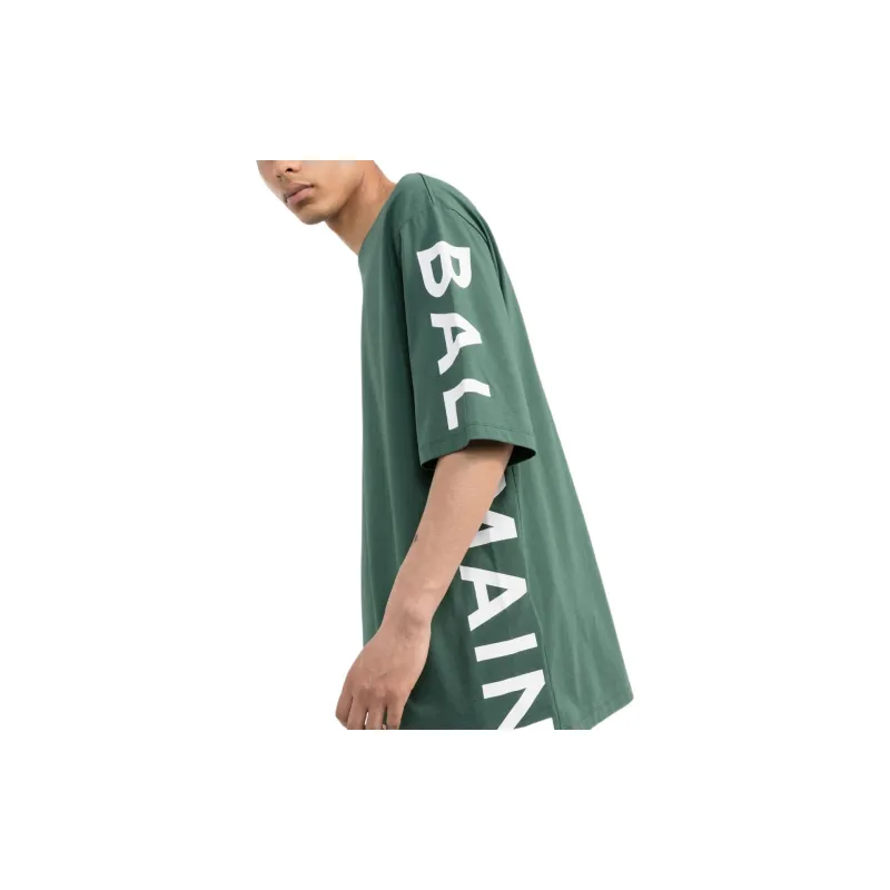 BALMAIN T-Shirts Men Green-3