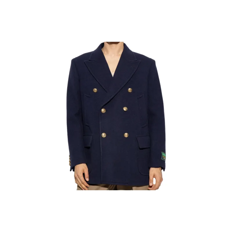 GUCCI Coats Men Navy-2