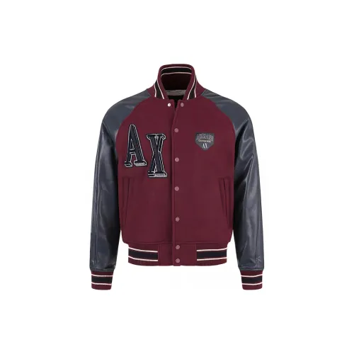 ARMANI EXCHANGE Puffer Jackets Men Burgundy