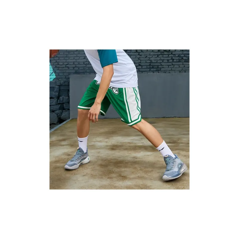 LiNing Sports Basketball Collection Basketball Shorts Men's Turquoise Scallion Green-5